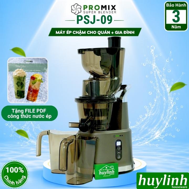 Máy ép trái cây chậm Promix PSJ-09 - 300W - mẫu mới 2025 - phù hợp kinh doanh và gia đình