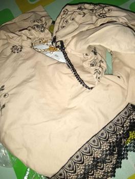 Product Review of MUSYAFFA - Mukena Dewasa Bordir Clara Premium Cantik Mewah Atasan Bawahan Bunga Katun Muslim Mukenah Mukena bordir from _**5 0