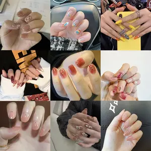 （Cuci gudang) 22pcs/set Stiker Kuku Kaki Motif kirim random beli 2 grantis 1 berati dapat 3 pcs