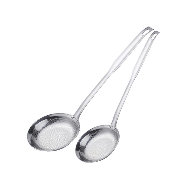 Bộ Lọc Muỗng Bằng Thép Không Gỉ, 1 Cái, Lưới Lọc Dầu, Muỗng Nhà Bếp, Muỗng Xốp Dầu Tròn, Dụng Cụ Lọc Mạng 0