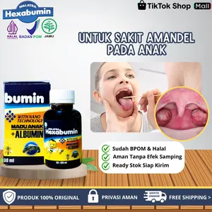 Hexabumin - Untuk Amandel Bengkak Pada Anak, Sakit Menelan Dan Sakit Tenggorokan TERBUKTI AMPUH Namun Hasilnya Bisa Berbeda