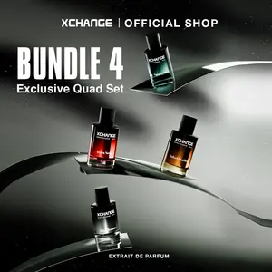 ( 4 ULTIMATE BUNDLE  ) XCHANGE EXTRAIT DE PARFUM 50ML - SUPERNOVA SERIES - BELI 4 LEBIH MURAH DAN LEBIH WANGI | PARFUM PRIA BEST SELLER WANGI TAHAN LAMA