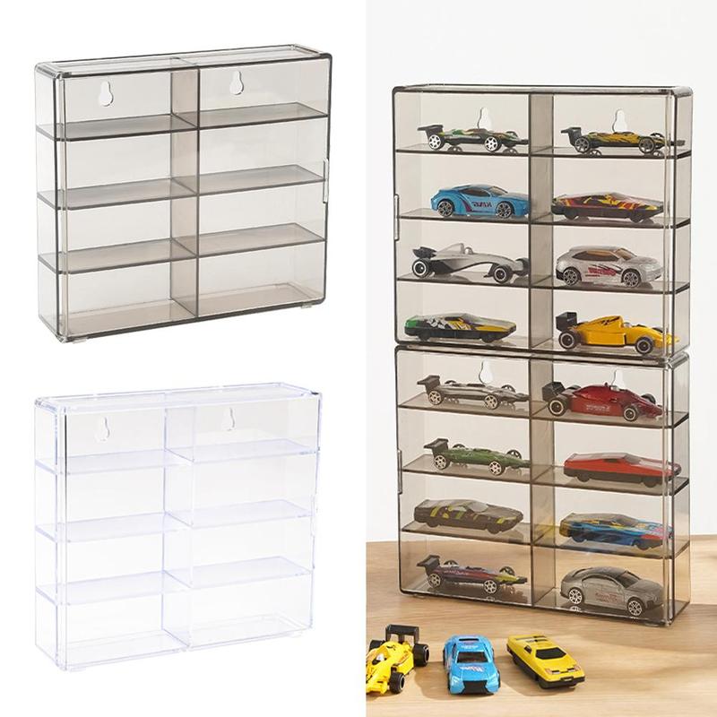Product Introduction of Giá Chân Đế Trưng Bày Mô Hình Ô Tô Đồ Chơi, 8 Ngăn, Hộp Đựng Hình 1: 64, Hộp Sắp Xếp Có Thể Xếp Chồng, Hộp Bán Chạy, G0L1 15