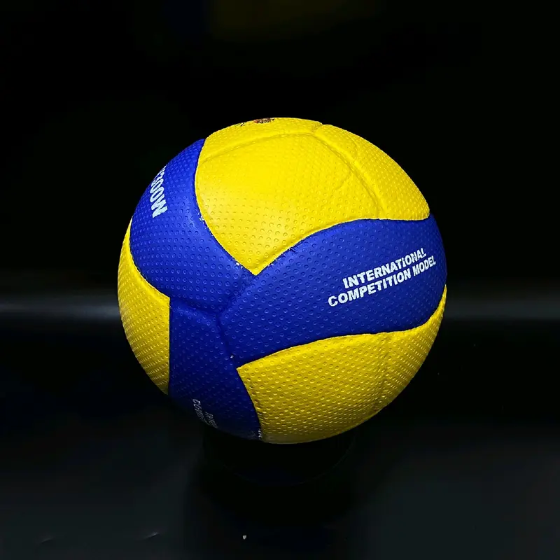 Bola Voli Mikasa V300W Kulit Jeruk Dan V300W Bintik Gratis Pompaan Jaring Pentil Bola Latihan Anak Olahraga  Volley Ball Outdoor mikasav 300w geng gaman volly 7