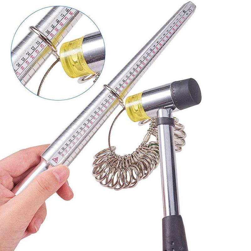 Product Introduction of 25/30mm Leather DIY Tool Double Face Soft Touch Hammer Black Plastic Coated Grip Double Head Rubber Hammer Handheld Tool 47