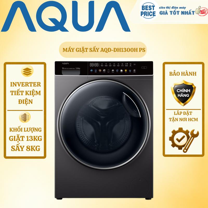 AQD-DH1300H PS | Máy giặt sấy Aqua Inverter giặt 13 kg - sấy 8 kg AQD-DH1300H PS