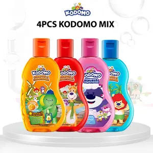4PCS MIX KODOMO 45ml Shampoo & Conditioner Gel | Shampo Anak Balita | BPOM Perawatan Bayi