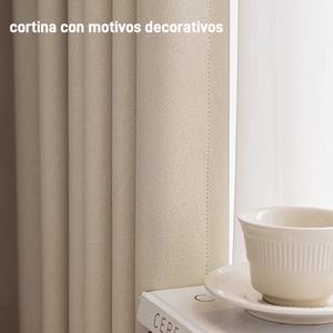 137cm*230cm Cortina con Patrones Vintage Compatible con Barra de Romanos Opaca y Aislante Térmico Tela Suave y Lissante Patrones Minimalistas Variedad de Colores