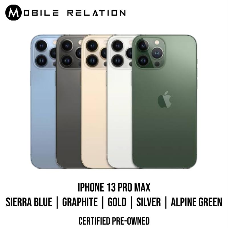 Certified Pre-Owned iPhone 13 Pro Max I iPhone 13 Pro I 3 Months ...