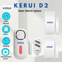 Gambar KERUI D2 Alarm Pintu dan Jendela dengan Remote 2 Magnetik Sensor dari Asyam Weiseman Kab. Bekasi 1 Tokopedia