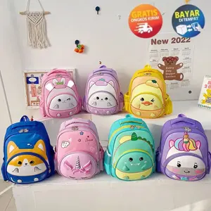 BK161 - TAS SEKOLAH TAS RANSEL ANAK KARAKTER TAS SEKOLAH ANAK TAS ANAK TK TAS RANSEL SEKOLAH Fashion