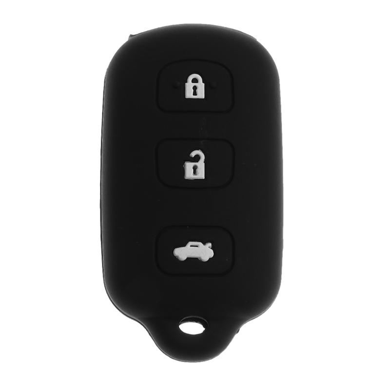 Vỏ bảo vệ bằng silicone cho chìa khóa điều khiển từ xa ô tô, 3+1 nút bấm, dành…