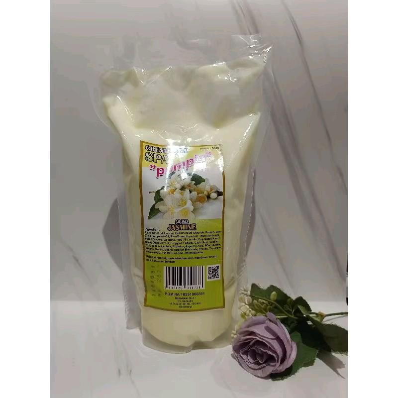 Pompia Spa Creambat 1000 ml Treatment Perawatan untuk Perawatan Rambut - Shampoo, Haircare Coklat Conditioner Creambath Coffe Melembutkan Madu Kopi 4