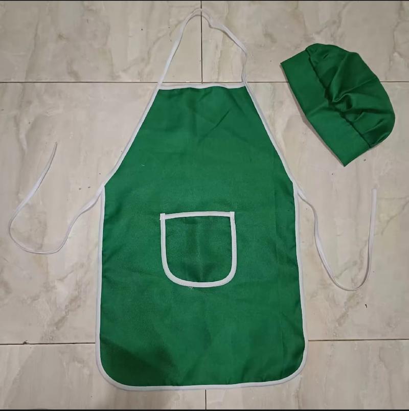 Product Introduction of Celmek dan Topi Anak Koki Chef Bordir Nama - Model Terbaru Merah Kuning Hijau Biru 22