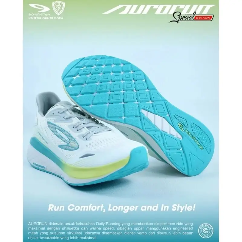 Sepatu Running 910 Aurorun Spesial Edition Collab X Cari Sepatu 4