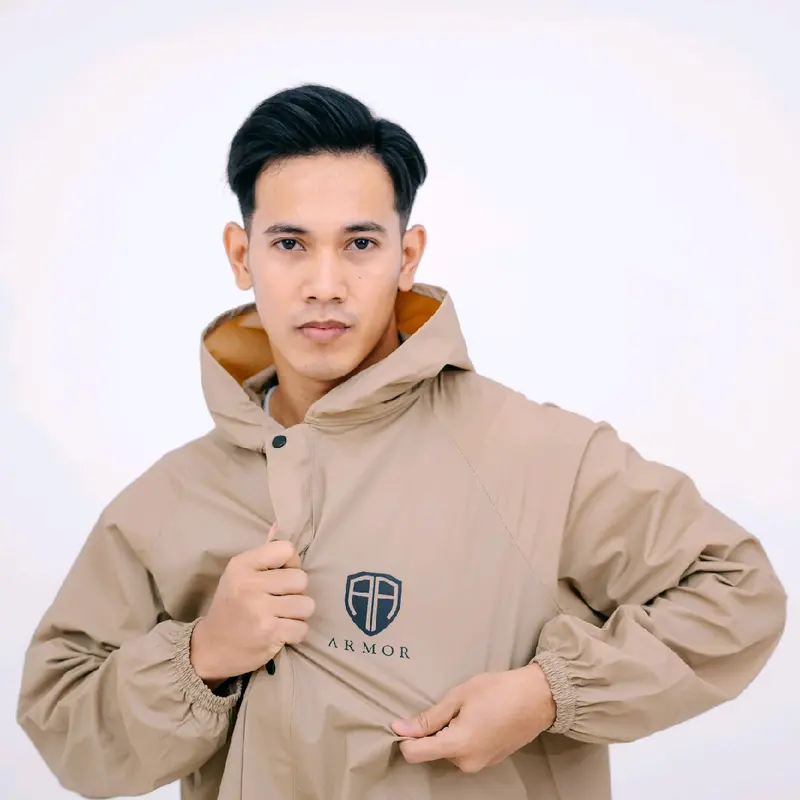 RAINCOAT JAS HUJAN SETELAN LAKI LAKI /  PRIA BY ARMOR [ BEST QUALITY ] Pvc 4