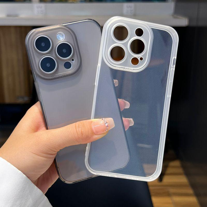Ốp Lưng Bảo Vệ Chống Sốc TPU Mềm, Dành Cho iPhone X, XS, XR, Max, 7, 8 Plus, 11, 12, 13, 14, 15, 16, 17, Air Pro Max Plus, Siêu Mỏng, Ốp Điện Thoại Silicon Trong Suốt