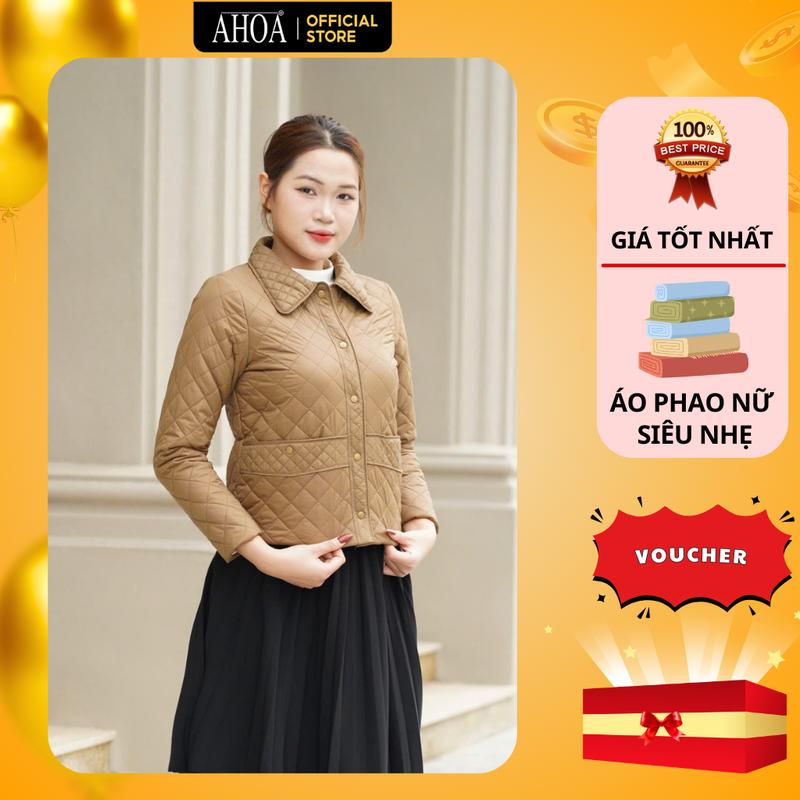  Áo Phao Nữ Cổ Sen Siêu Nhẹ -- AHOA Áo Khoác Women Giữ Nhiệt Cao Cấp Dễ Phối Đồ PSN03 - THỜI TRANG AHOA 