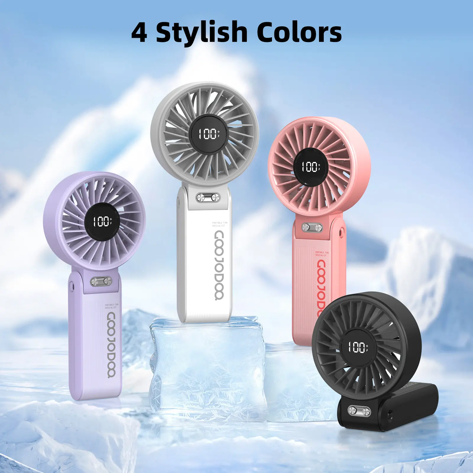 Quạt Mini Cầm Tay 3 Trong 1, Quạt Cầm Tay & Để Bàn, Có Thể Điều Chỉnh 100 Tốc Độ, Quạt Yên Tĩnh Và Dòng Không Khí Tốc Độ Cao, Pin 3600mAh, Màn Hình LED, GOOJODOQ | BigBuy360 - bigbuy360.vn Quạt Mini Cầm Tay 3 Trong 1, Quạt Cầm Tay & Để Bàn, Có Thể Điều Chỉnh 100 Tốc Độ, Quạt Yên Tĩnh Và Dòng Không Khí Tốc Độ Cao, Pin 3600mAh, Màn Hình LED, GOOJODOQ | BigBuy360 - bigbuy360.vn