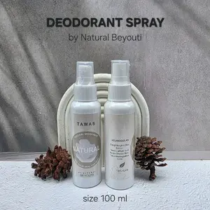 Deodorant Spray Tawas Cair 100ml menghilangkan bau badan dan ketiak Tawas Deodorant Spray Penghilang Bau Badan dan Ketiak 100ml cair