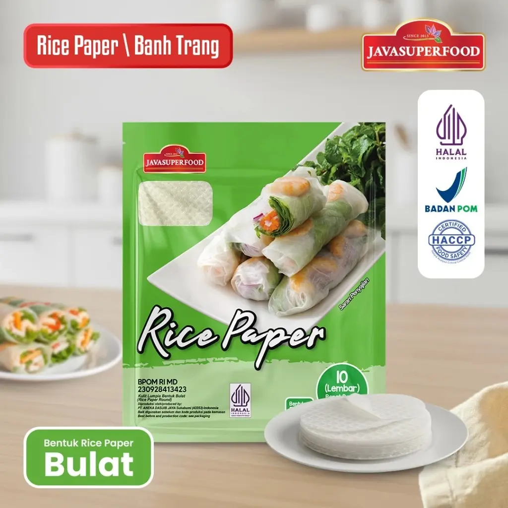 Rice Paper / Kulit Lumpia Vietnam / rice roll spring roll BANH TRANG