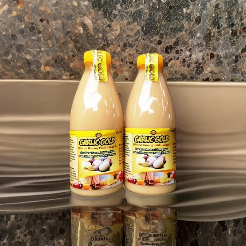 Garlic Gold Jus Bawang Putih Tunggal (Paket 2 botol) Juice Jus 7