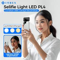 Gambar 【LIVE】【24H Shipping】【30 HARI】【Esok Sampai】INBEX PL4 Mini Portable LED Light untuk Selfie, Live Streaming, dan Fotografi – Lampu Saku untuk Kecantikan dan Penggunaan di Luar Ruangan - PL4 dari INBEX Official Shop Kab. Bekasi 1 Tokopedia