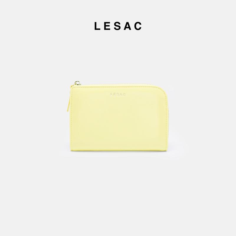  Ví nữ mini LESAC Stand Wallet nắp gập và có ngăn kéo khoá 