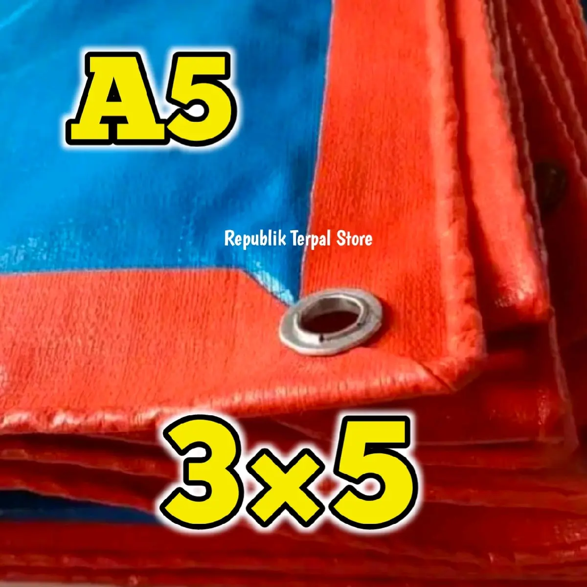 Terpal lembaran A5 ukuran 3×5