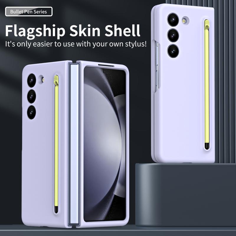 Áp dụng cho Ốp Lưng Samsung Galaxy Z Fold 7 6 5 4 3, Lớp Hoàn Thiện Lì Thân…
