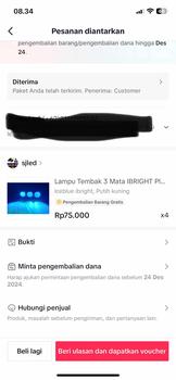 Product Review of Lampu Tembak 3 Mata IBRIGHT Plus devil  dan senja full alumunium Waterproof premium CS1069 CS1070 from O**V 1