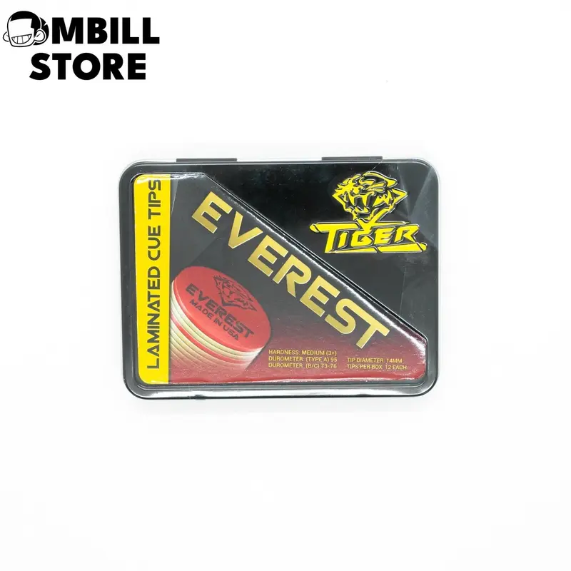 Tiger everest laminated cue tip 0