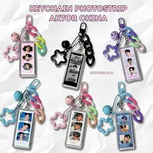 KEYCHAIN PHOTOSTRIP AKTOR CHINA - GANTUNGAN KUNCI AKTOR CHINA GANCI YUAN ZHANG LINGHE LINYI DLL