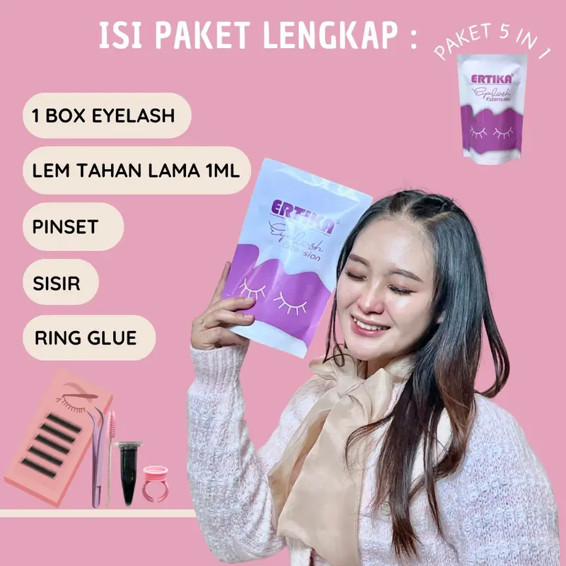 Extra Lentik dan Tebal Bulumata Tanam knotfree 6