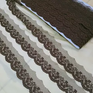 90CM Renda tile Seroja Ulir 3cm/ renda tile Hias Kecil Renda Kebaya Dress Outer Renda Air Renda Tulle