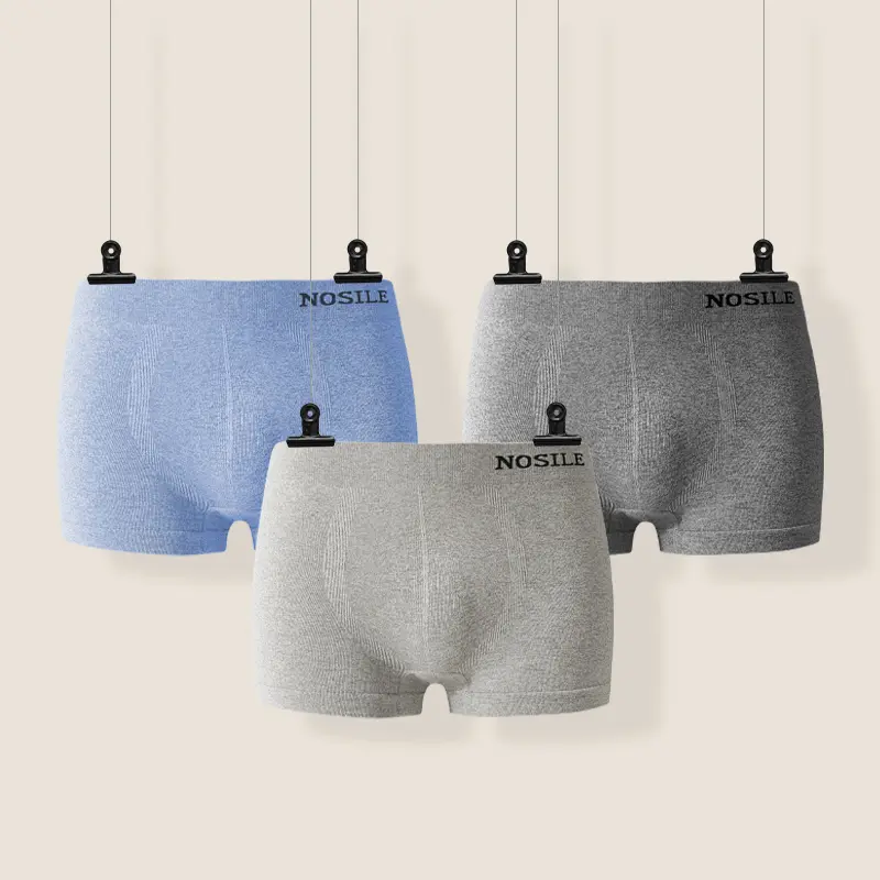 ISI 3PCS Nosile Underwear Seamless | Celana dalam boxer pria One Size 0