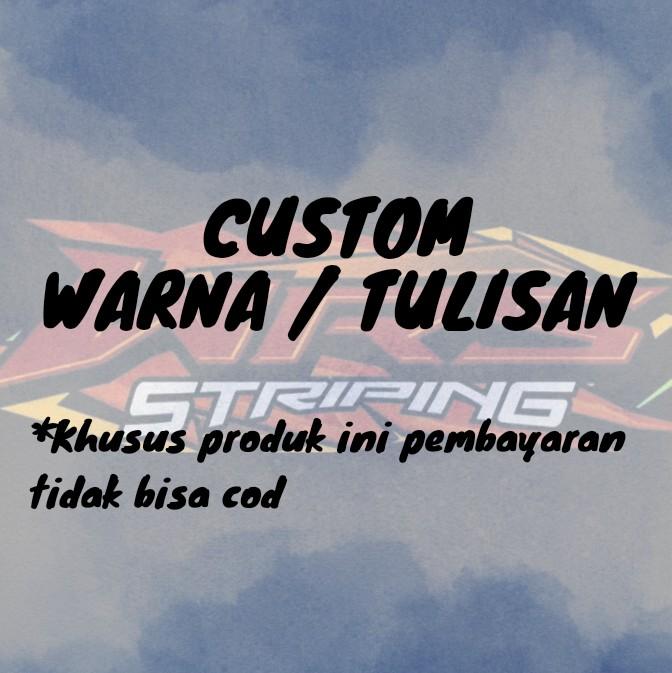 STIKER STRIPING TRANSPARAN MOTOR VARIO KZR 125 SUPER OLD CUSTOM DESIGN BINTANG NEW MOTIF STAR Motorcycle 4