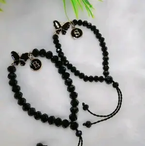 Gelang Kristal Kupu-Kupu Inisial a-z