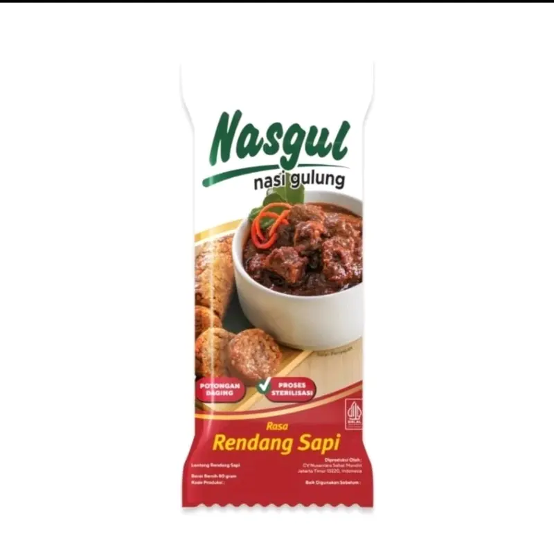 Nasgul Nasi Gulung Siap Makan 80 Gram All Variant Instan 3