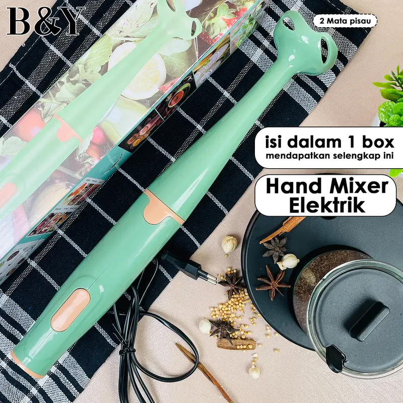 Hand Mixer Elektrik / Kocokan Telor kopi /Stick Blender/Mixer Tangan 4
