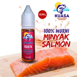 Kuasa Minyak Salmon Murni 100% Campuran Umpan Pancing Galajuara Mancing 15ML