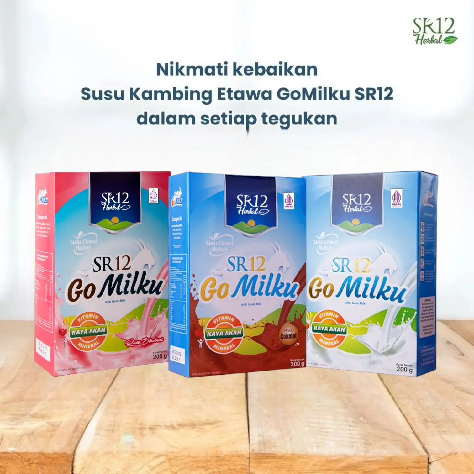 Susu Bubuk GoMilku 200g Susu Kambing Etawa