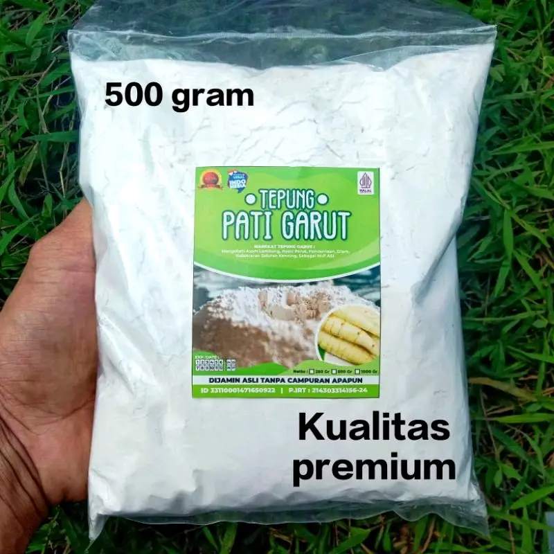 Tepung Garut asli 500 gram | Tepung pathi garut original mengatasi magh 0