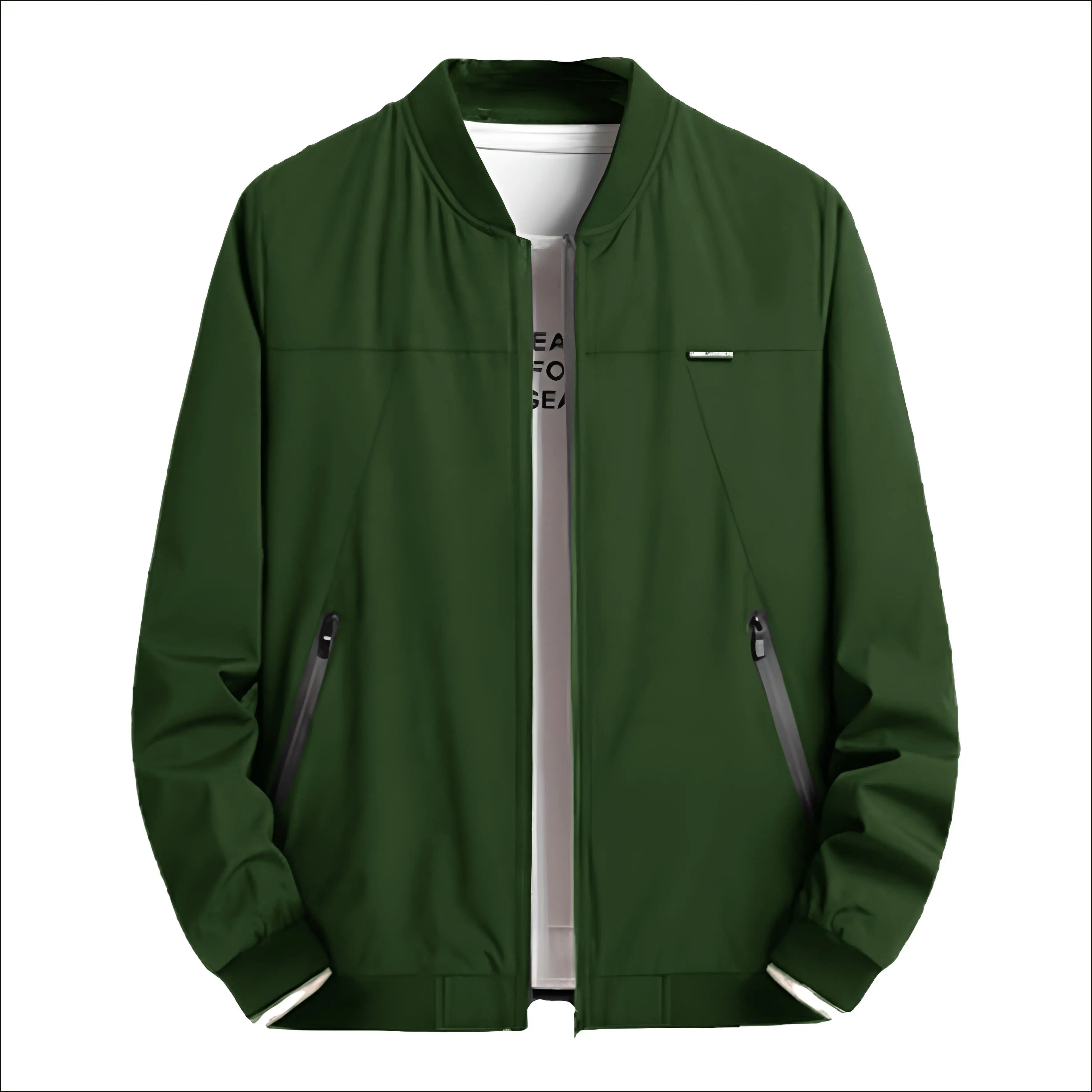 JAKET BOMBER FLOWER WINDPROOF UNISEX CASUAL OUTFIT