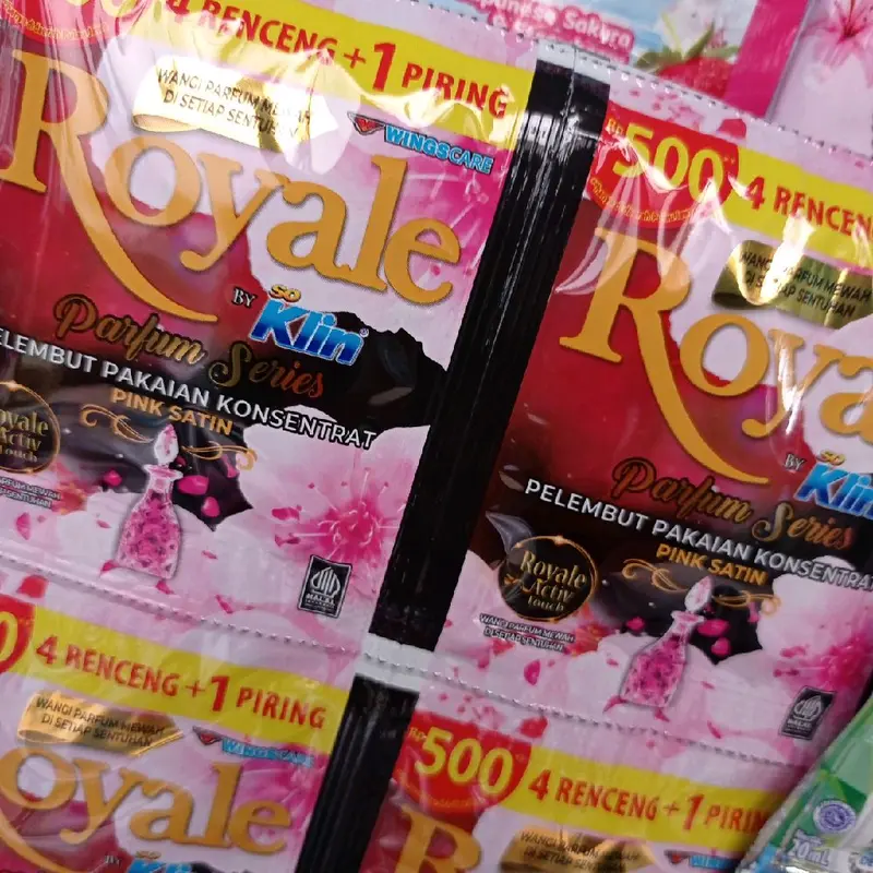 Murah Royale renceng 72 sachet 13ml,  pewangi pakaian konsentrat 3