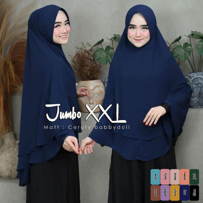 Kerudung Hijab Instant Khimar Syari Jumbo (B) 1