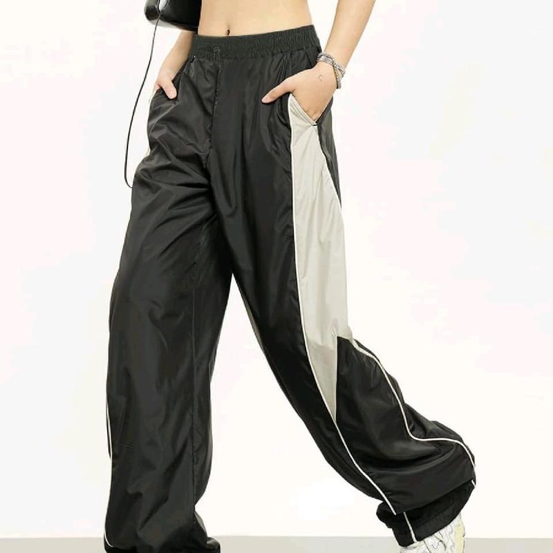inside colection baggy pant celana  olahraga gaya casual trend masa kini unisex Hitam Kulot Formal Kerja Panjang Kantor Katun Wanita Pria 0