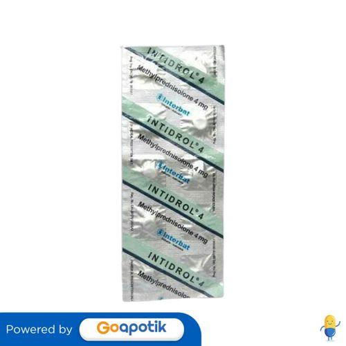 INTIDROL 4 MG STRIP 10 TABLET