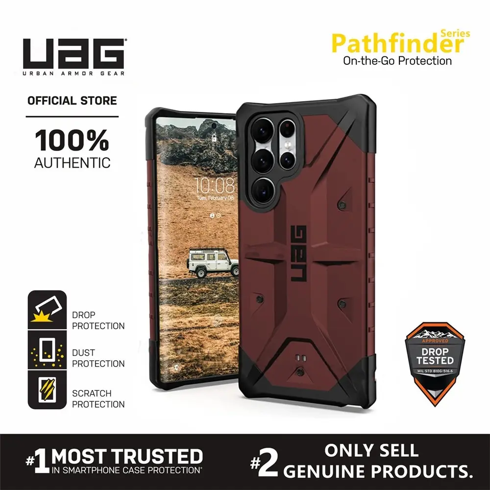 Ốp UAG Explorer, Dành Cho Samsung Galaxy S24 Ultra / Galaxy S23 Plus / Galaxy S22 / S21, Cấp Độ Quân đội, Siêu Mỏng, Chống Sốc, Chống Thấm Nước, Chống Bụi, Ốp Bảo Vệ Chống Rơi
