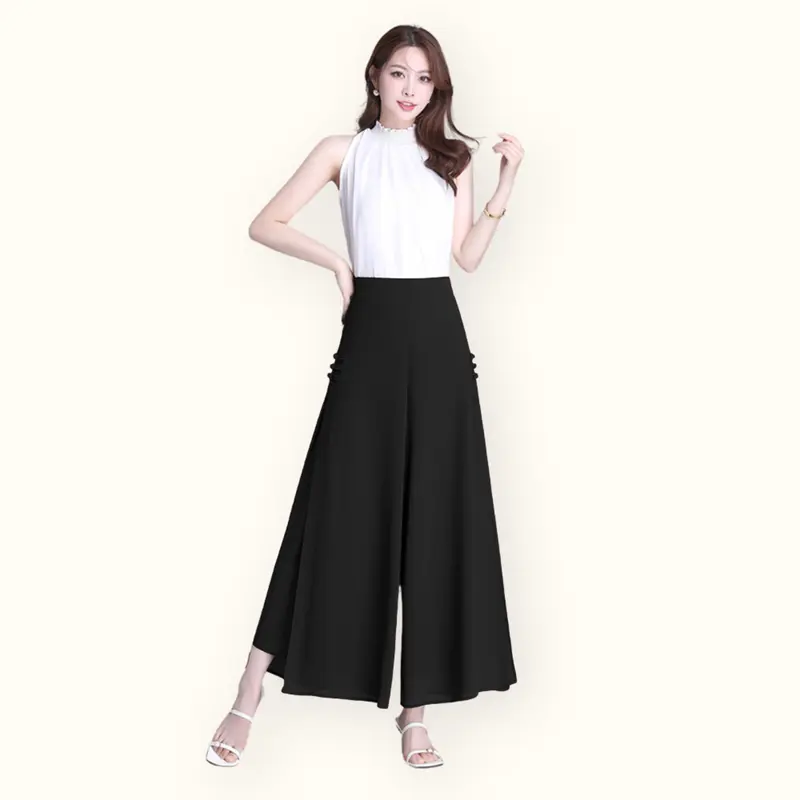 Celana Panjang Sifon wanita gaya korea cantik dan elegan - Jfashion Vista 2